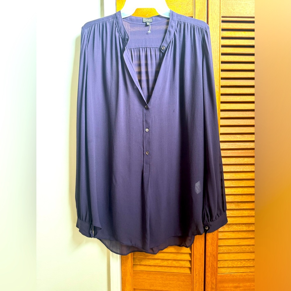 Talula Babaton Purple Silk Size Small Blouse